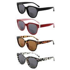 4 Pack Thicker Frame Bifocal Reading Sunglasses SBR9110