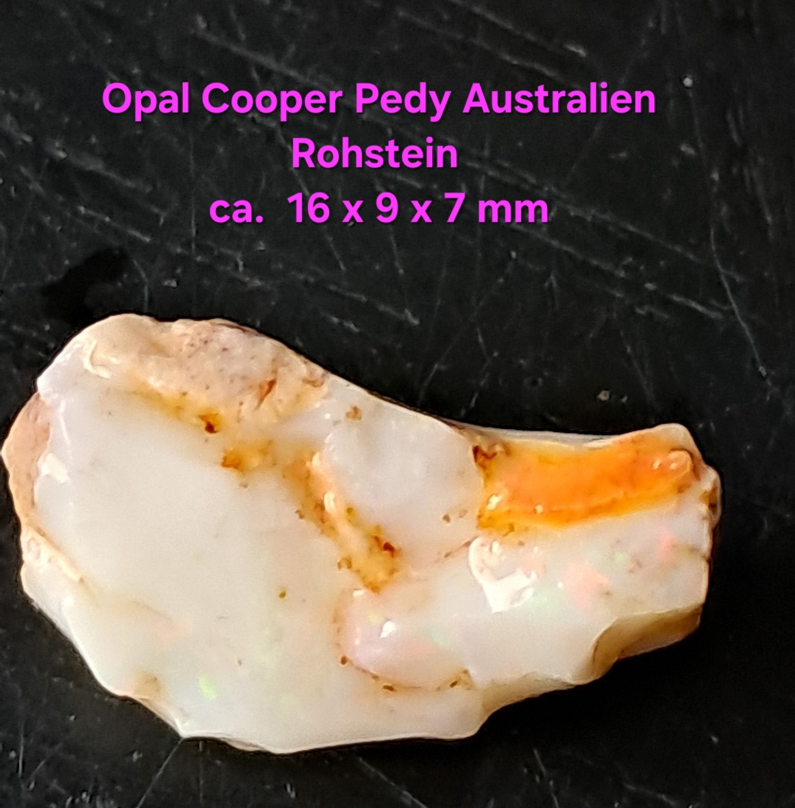 Opal Cooper Pedy Australien Rohstein Ca.  4,85 ct