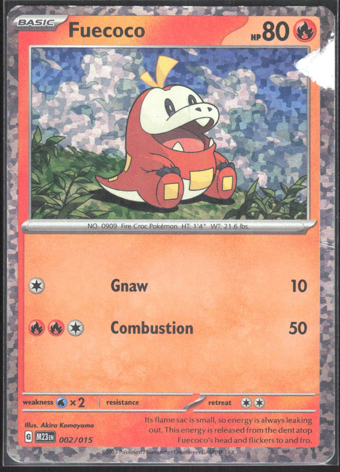 Fuecoco 002 McDonald's Collection 2023 - Holo Pokemon DMG (Promo)