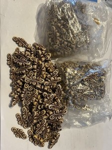 Antique Beige Beads Elegant Acrylic Plastic Beads 31 Mm