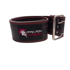 Dark Iron Fitness Weight Lifting Belt Black Leather Workout Gym Exercise XLg 48