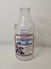 Vintage Legoland Denmark Advertising 1980s Glass Unigate 1pt Milk Bottle