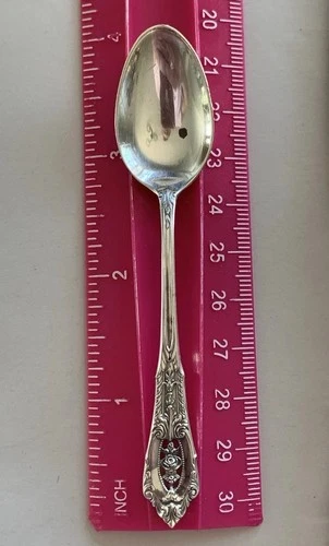 Wallace Sterling Rose Point Demitasse Spoon