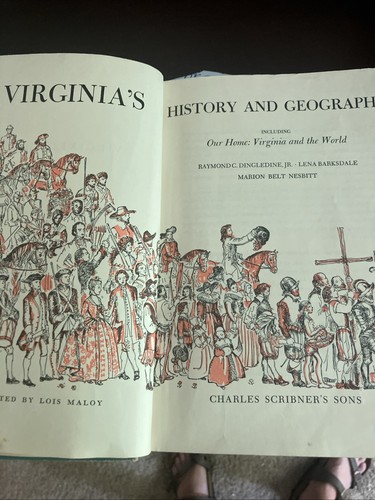 Virginia's History And Geography by Dingeledine; Barksdale & Nesbitt (HB 1965) - Picture 2 of 8