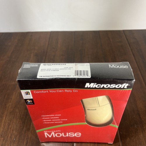 Vintage Microsoft Mouse HDWR 2.0 WIN32 (SER&PS2) Designed for Windows NT and W98 - Picture 2 of 11