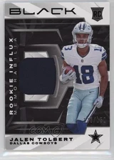 2022 Panini Black Rookie Influx Materials 126/150 Jalen Tolbert #RIM-JTO RC 18ia