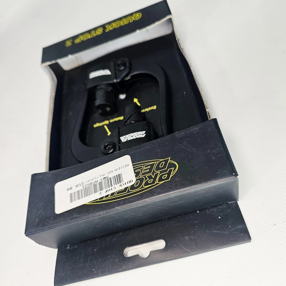 NOS DISEÑO DE PERFIL PARADA RÁPIDA 2 PALANCAS DE FRENO Tri TT Bar End Bicicleta de Carretera Foto 3 de 4