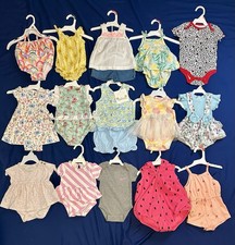 Huge Lot Baby Girls Clothes 3 6 Months NEW  EUC Summer Dress Carters Nike 3m 6m