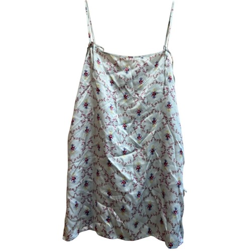 Hill House Silky Satin Cabernet Trellis Tati Teddy - NWT - Large
