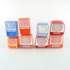 Konvolut 8x Plastiskop Gucki-Klick Fernseher 1960er Jahre ( 2 )