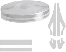 32Ft Car Pinstriping Tape, Vinyl Pin Striping Decals Car Trim Stripe Tape Gray