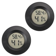 2 Pack Digital Indoor Outdoor Hygrometer Thermometer Temperature Monitor