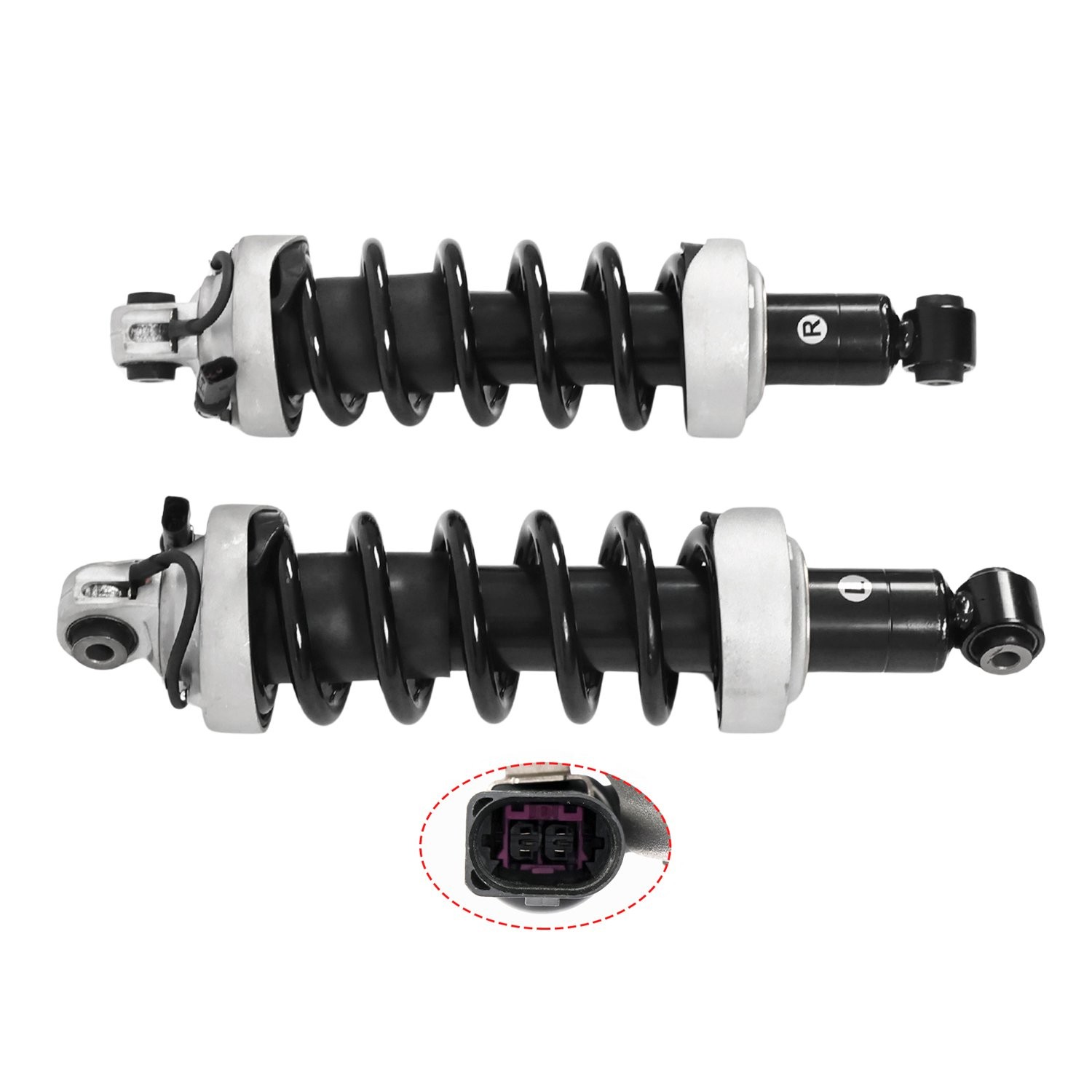 4PC For Audi R8 V8 V10 Front Rear Left Right Shock Strut Magnetic Ride 2007-2015