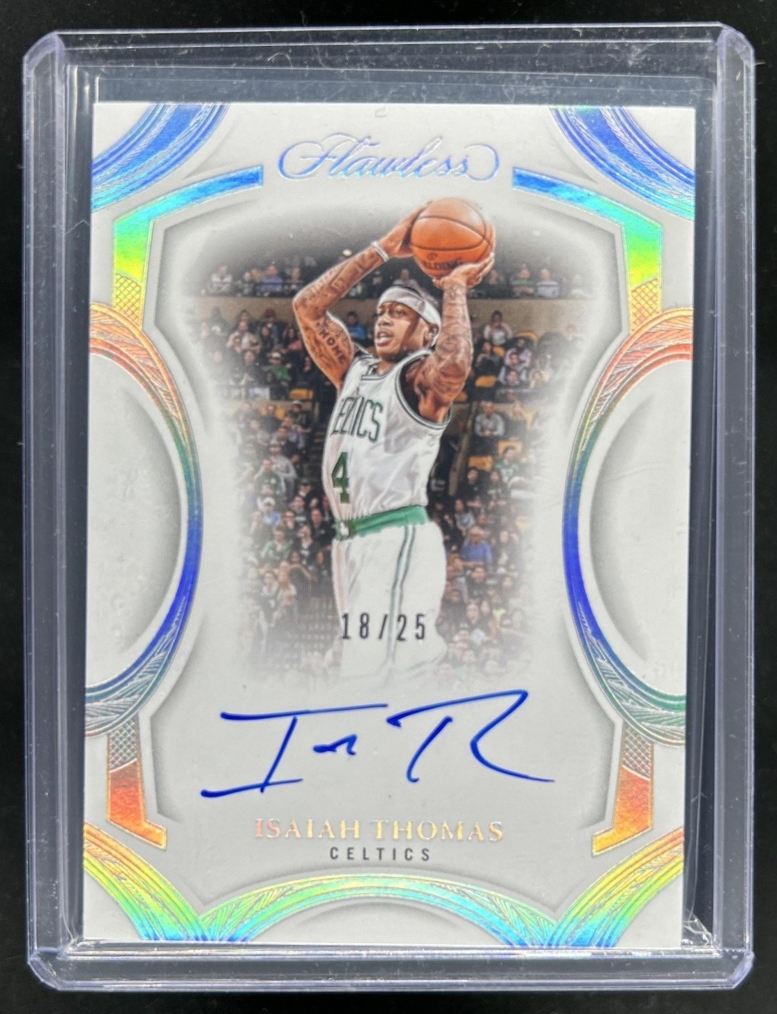 2024-25 Panini Flawless Isaiah Thomas Frame Signatures Auto #/25 Celtics view 1