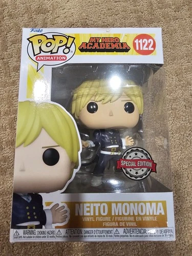 Funko Pop! My Hero Academia: Neito Monoma #1122 Exclusive DAMAGED BOX