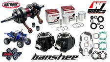 Yamaha Banshee 64mm Simple Stock Rebuild Kit Crank Wiseco Pistons Gaskets Seals