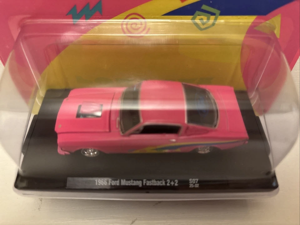 M2 Machines 1966 Ford Mustang Fastback Model - 1:64 Retro pro street pony car - Image 2 of 4