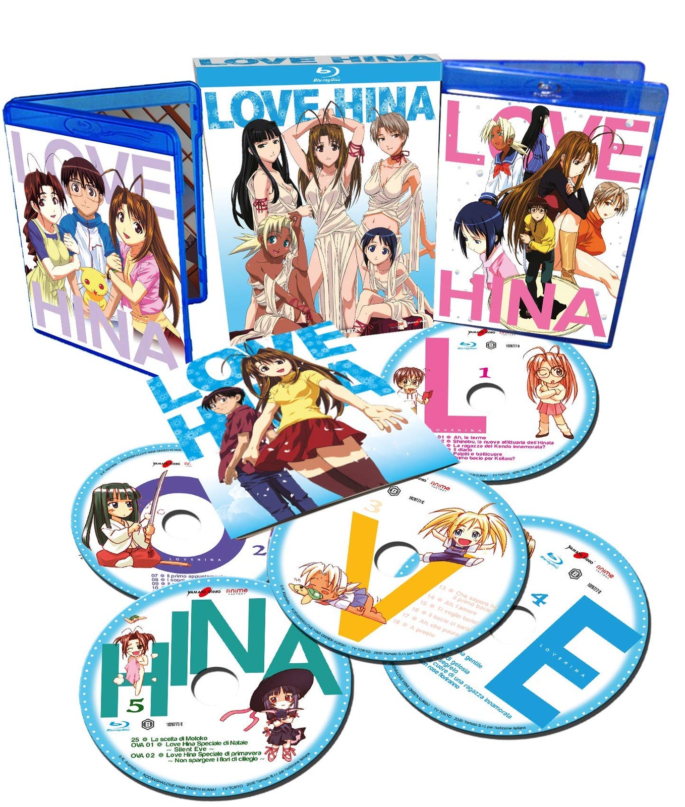Love Hina (La Serie Tv + Special) (5 Blu-Ray + Booklet) (Box Set) (5 Blu Ray) [B