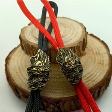 Cloud Dragon Solid Brass Lanyard Bead EDC Knife Tool Paracord Beads