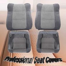 Driver & Passenger Side Bottom & Top Cloth Seat Cover For 2002 2003 Ford F150