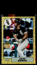 2022 Topps Chrome Ben Baller Edition #87BC-9 Jose Abreu 1987 Topps Baseball