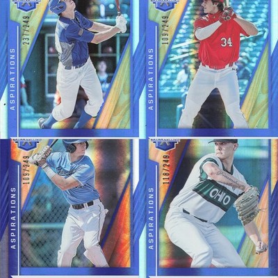 2021 Panini Elite Extra Edition Aspirations Blue /249 You Pick Complete Your Set