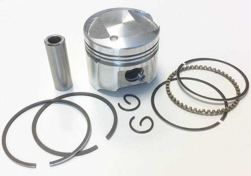 Piston en fonte TECNIUM de rechange pour réparation haut moteur