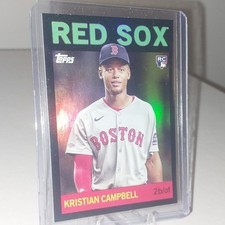 Topps Archives 2025 Kristian Campbell Red Sox RC Black Foilboard 1964 #78