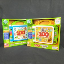 Leap Frog Books 100 Words  100 Animals, Bilingual, Sold Together New in Box