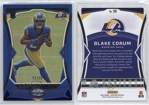2024 Certified Rookies Blue Mirror /75 Blake Corum #160 Rookie RC