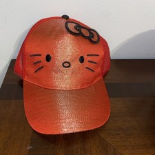 NWT Hello Kitty by Sanrio 2025 Red Glittering Baseball Hat Cap