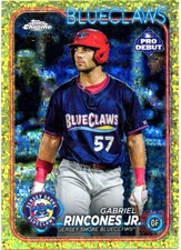 2024 Topps Pro Debut Gabriel Rincones Jr. Chrome Gold Mini Diamond Refractor /50