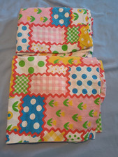 Vintage Sears Perma-Prest Floral Geometric Pa...