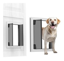 Dog Doors for Large Dogs Energy Efficient French Dog Door with Aluminum Frame