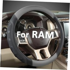 Car Steering Wheel Cover for RAM 1500 2500 3500, Compatible with Dodge RAM