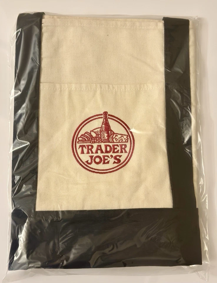 Bolso de Mano Trader Joe's Grande Azul Marino Lona Reutilizable - Diseño Clásico, Nuevo con Etiquetas Foto 3 de 3