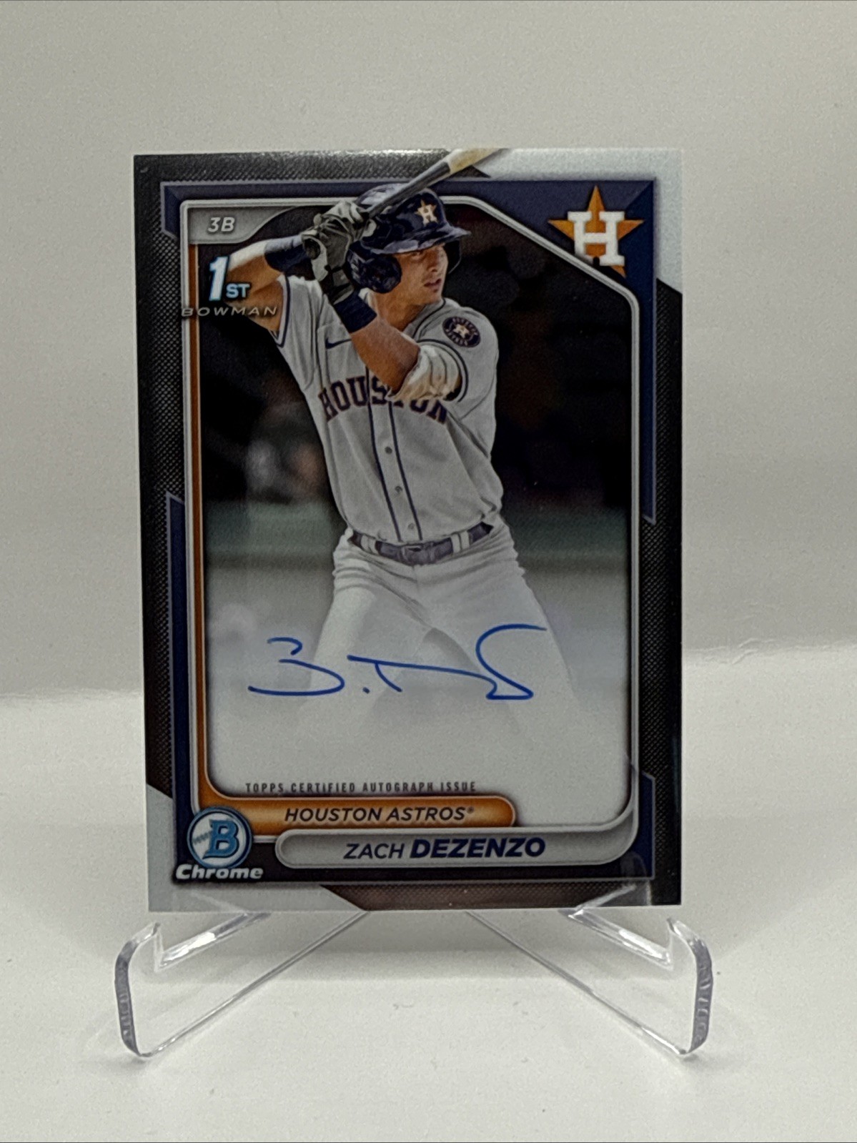 2024 Bowman Chrome - Prospect Autographs Zach Dezenzo #CPA-ZD (AU, RC) Auto