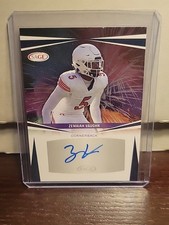 2025 SAGE HIT #A-ZV Zemaiah Vaughn Autographs Blue Auto Utah Utes RC