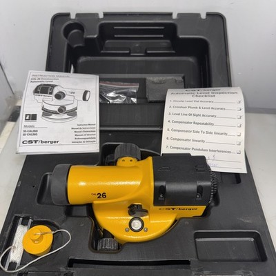 CST/Berger Cal 26 Engineering Surveyor Leveling Instrument Construction Tool