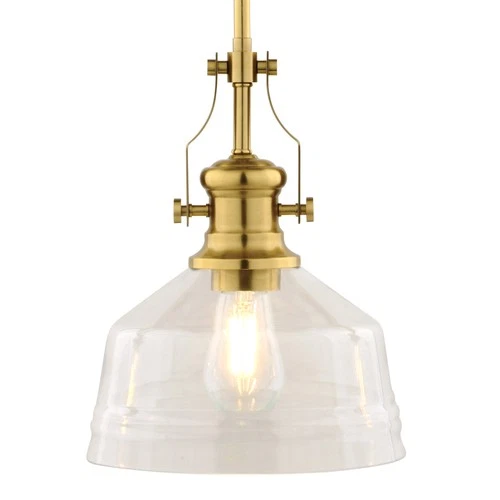 Vaxcel Lighting P0429 Beloit 9"W Mini Pendant - Gold - Picture 2 of 10
