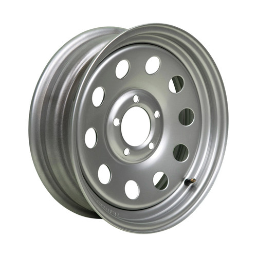 15" x 5" 5 Lug on 5" Silver Mod Steel Trailer Wheel Rim