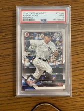 2018 Topps Holiday Bowman #TH-AJ Aaron Judge PSA 9 Yankees