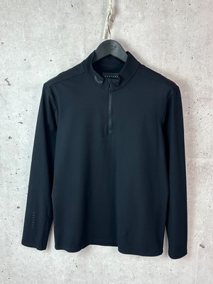Castore Quarter Zip Black Long Sleeve Men s Logo Jumper Size M