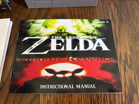 NES The Legend of Zelda Ganon's Revenge completo di manuale e mappe