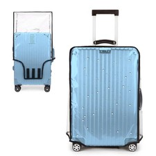 Luggage Cover, Clear Suitcase Cover Luggage Protector, Waterproof PVC Suitcas...