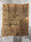 Civil War Battlefields 1861-1865 Map Reproduction 1961 16x14 Inches