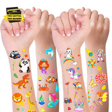Tattoos for Kids, 300 Mixed Styles Temporary Tattoos Stickers Set for Girls and