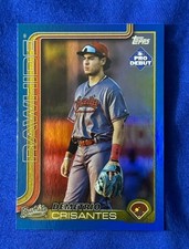 2025 Topps Pro Debut DEMETRIO CRISANTES Chrome Blue Refractor #d /150