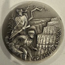 1972 Sterling Silver .925 Round Longines Wittnauer Grand Canyon