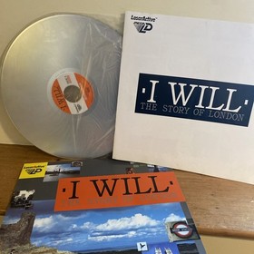 I WILL THE STORY OF LONDON Pioneer LaserActive Sega Mega LD PEASU1001 Laser Disc